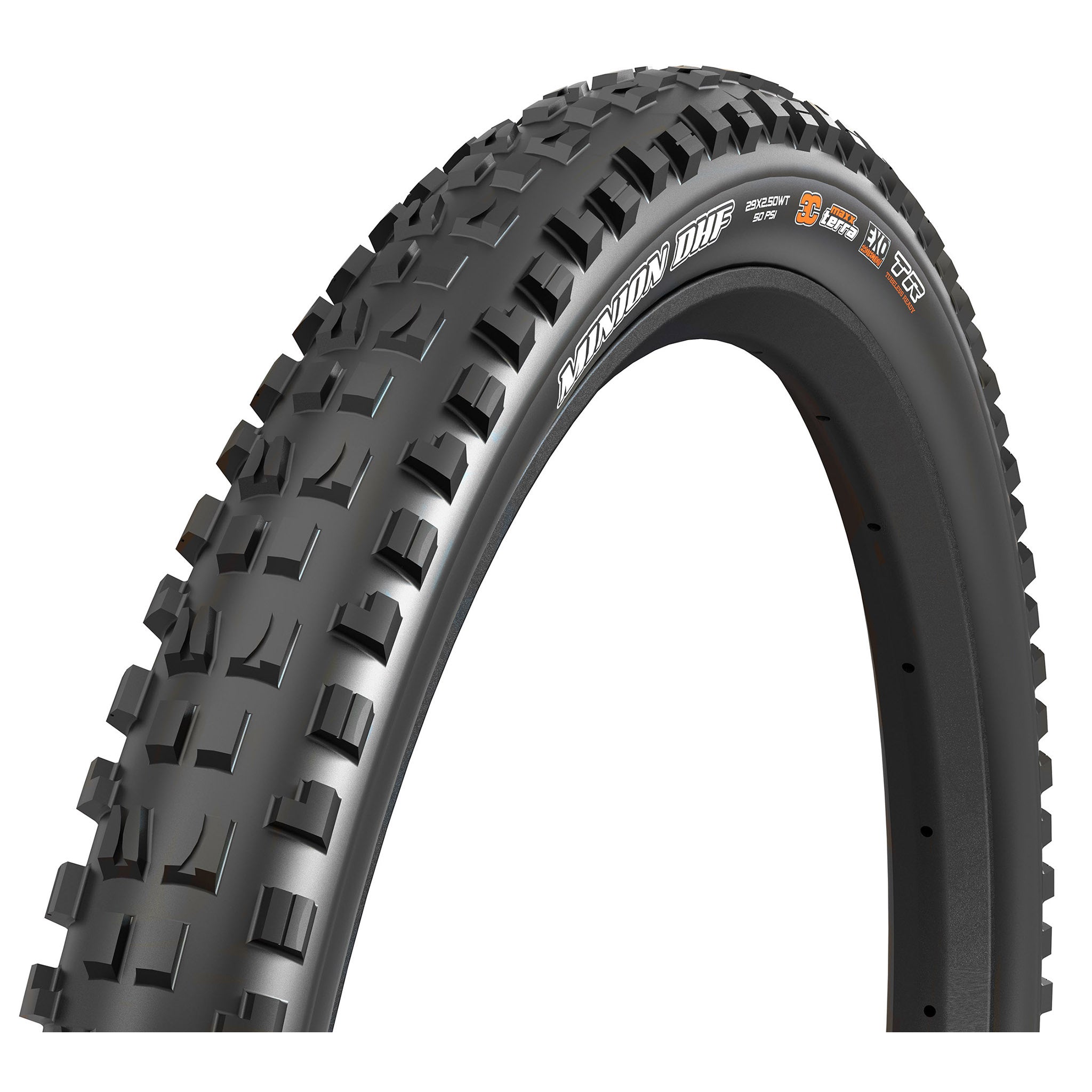 Maxxis Minion DHF Tire - 29 x 2.5 Tubeless Folding BLK 3C Maxx Terra EXO Wide Trail
