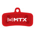 MTX Red Label RACE Disc Brake Pads - Ceramic/Kevlar Compound Shimano TRP MTB 4-Piston Single Set