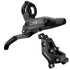 SRAM DB6 Disc Brake Lever - Left Front Rear 2000mm Hose Post Mount 4-Piston Aluminum Lever Diffusion BLK A1