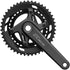Shimano CUES FC-U6040-2 Crankset - 170mm 9/10-Speed 46/32t Asymmetric 110 BCD Hollowtech II Crankarms BLK