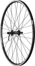 Quality Wheels Value Double Wall Series Front Wheel - 26" QR x 100mm Rim Brake BLK Clincher 32H