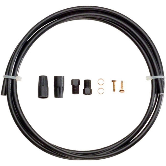 Tektro Hydraulic Brake Hose Kit - 2000mm 5.5mm Hose Black