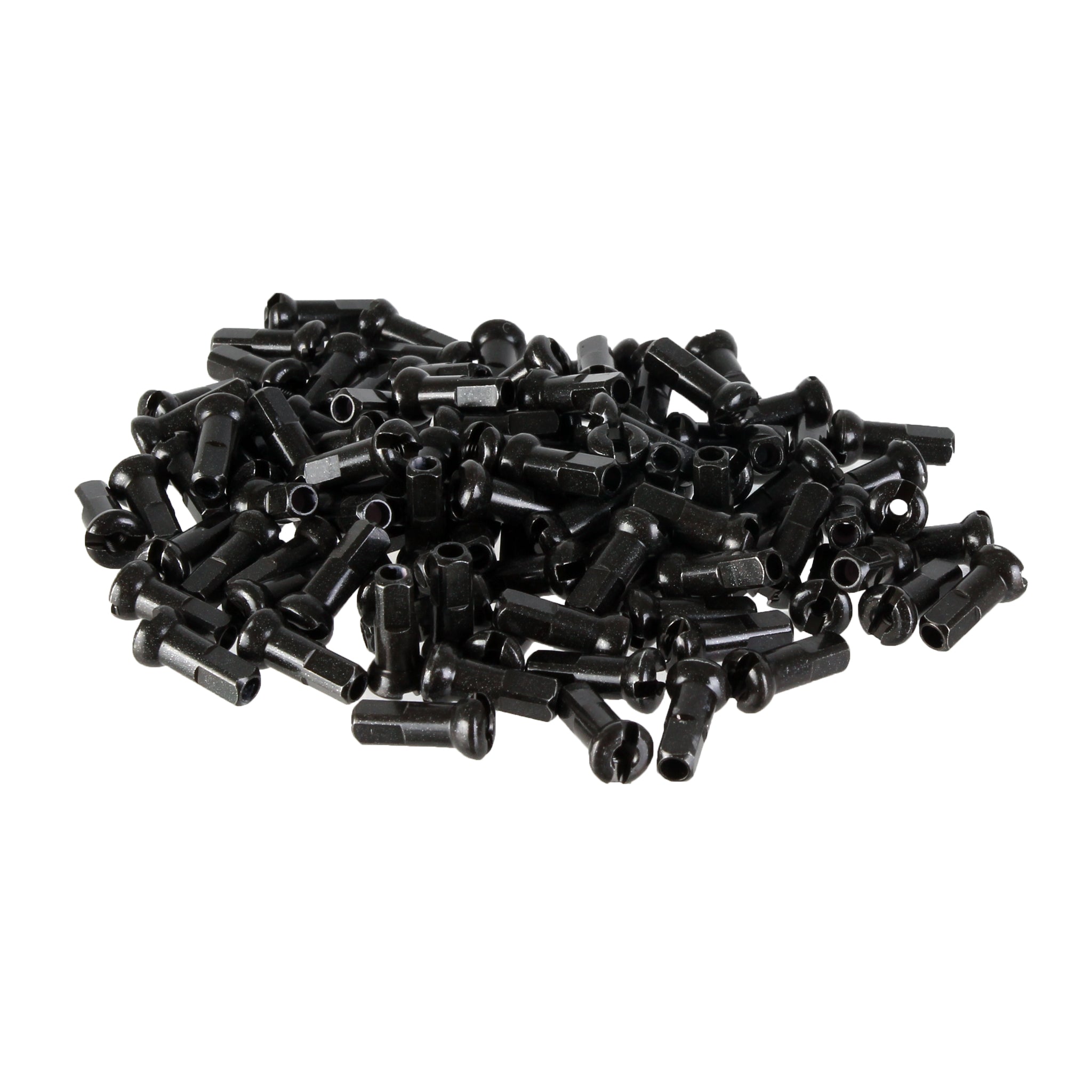 DT Swiss Pro Head Pro Lock Brass Nipples: 2.0 x 12mm Black Box of 100