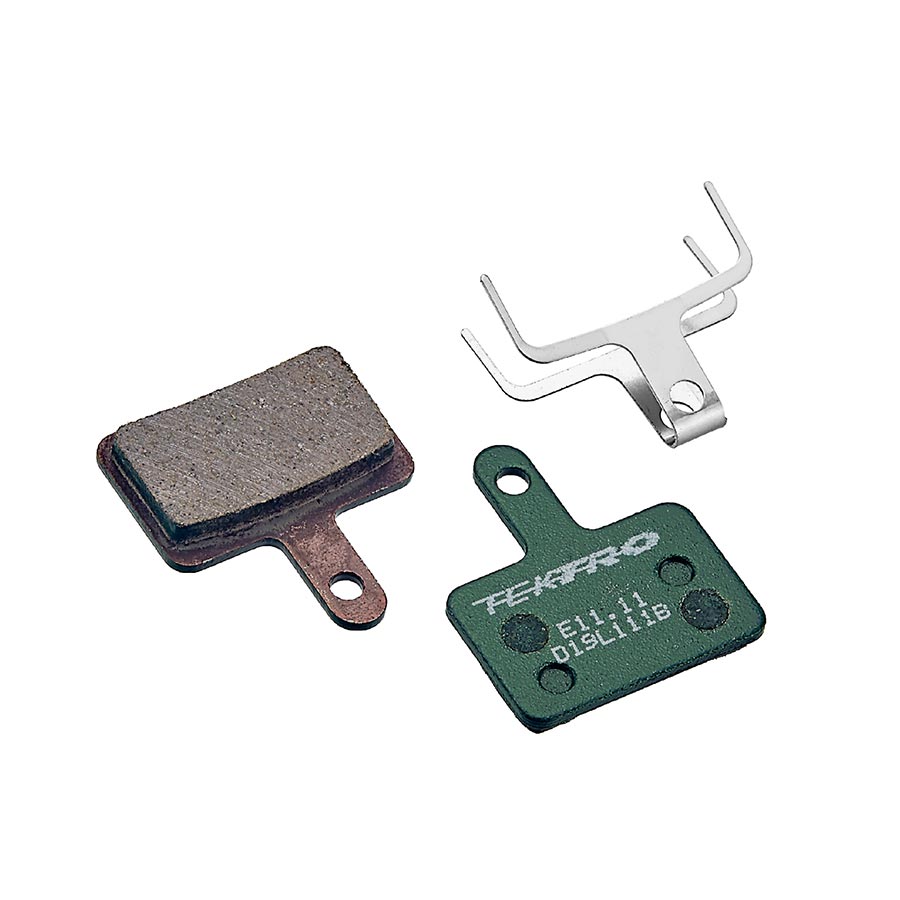 Tektro E11.11 Disc Brake Pad - Low Noise Resin Compound 5mm Thickness For 2-Piston Brake Caliper