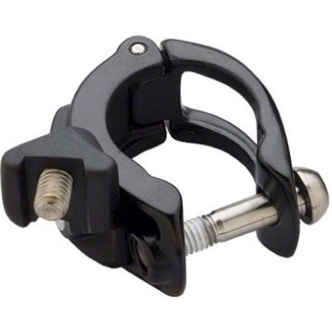 SRAM MatchMaker X Cockpit Clamp - Left Black With Ti Bolts