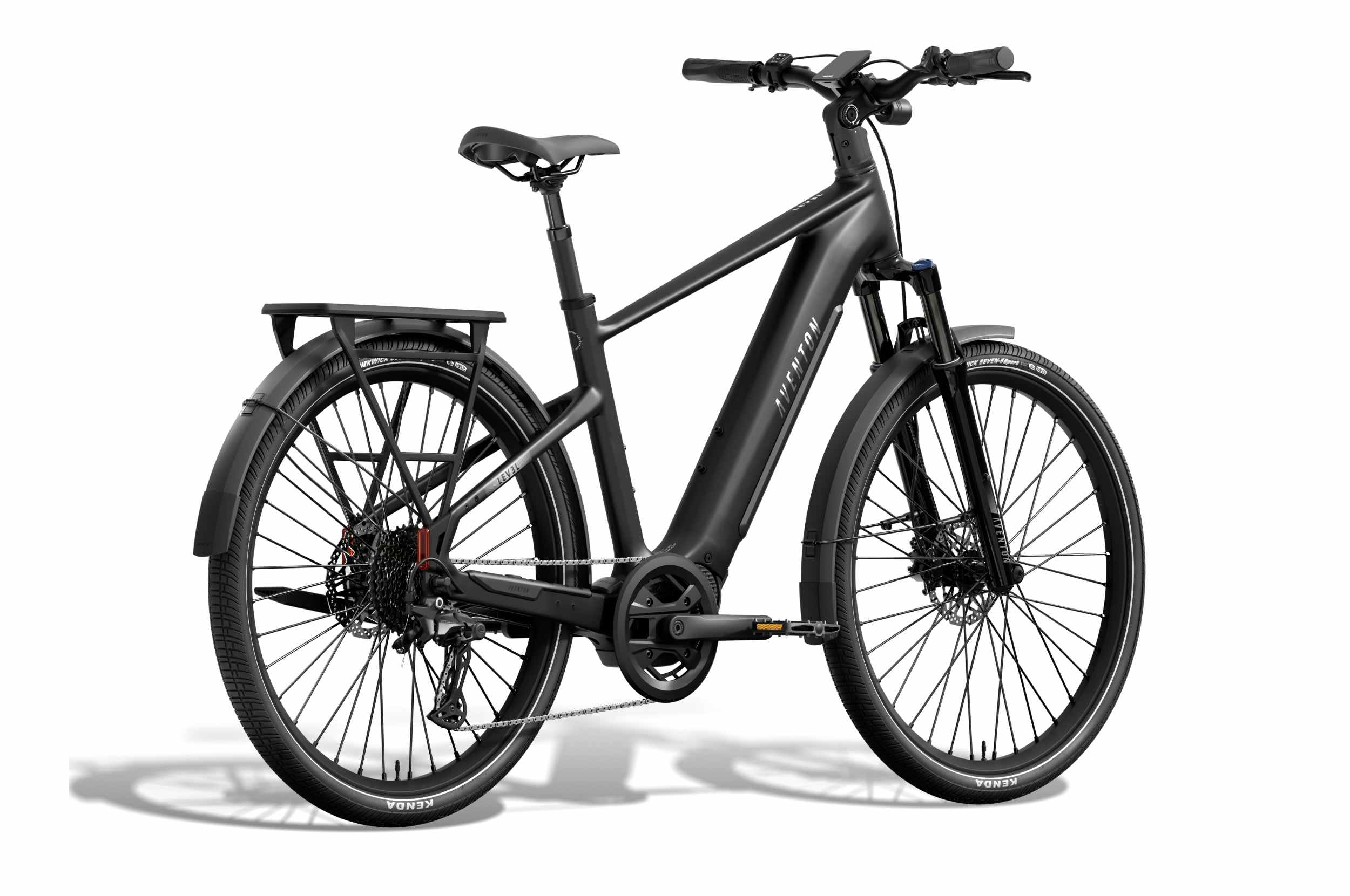 Aventon Level 4 ADV - Matte Black side profile