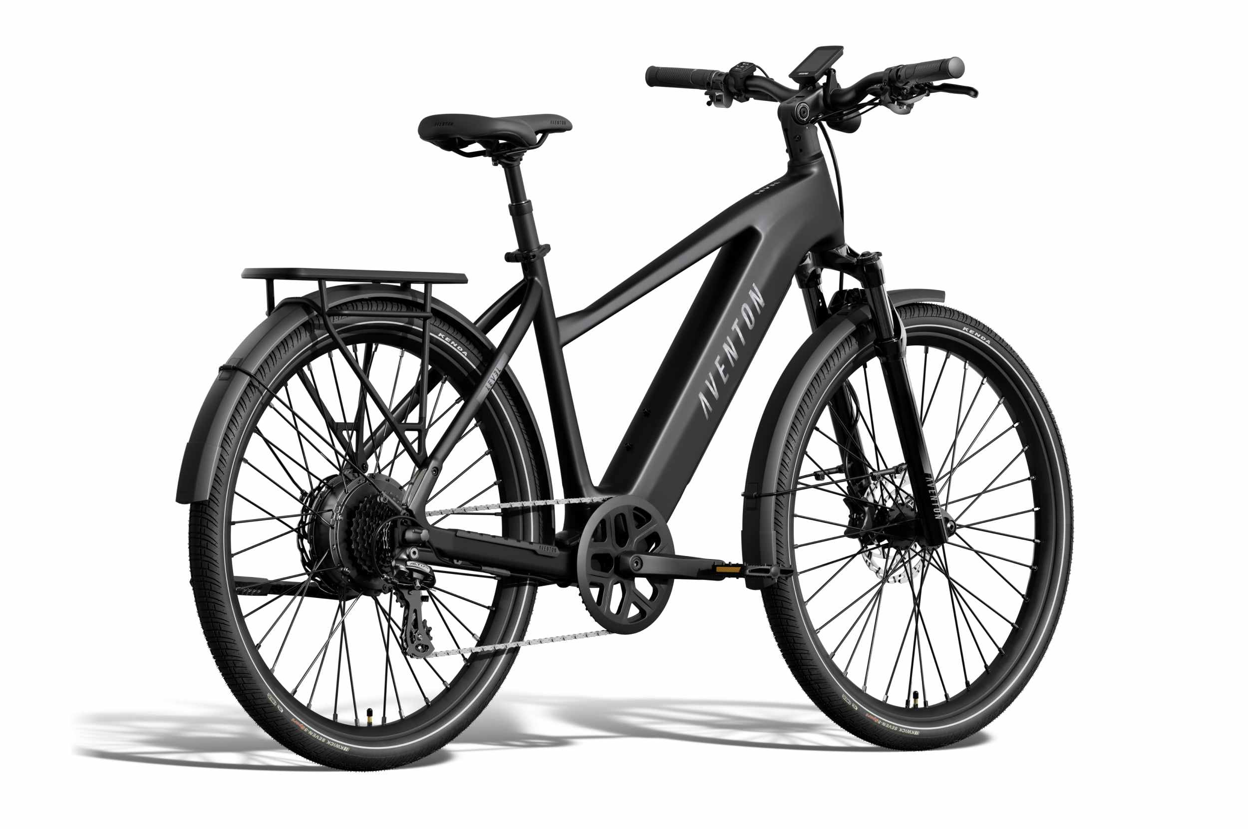 Aventon Level 4 REC - Matte Black Step-Over side profile