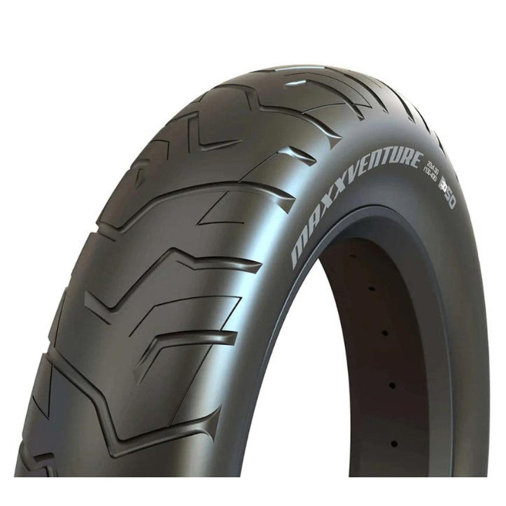 Maxxis MaxxVenture Tire - 20 x 4.00 Clincher Wire Black Ebike E-50