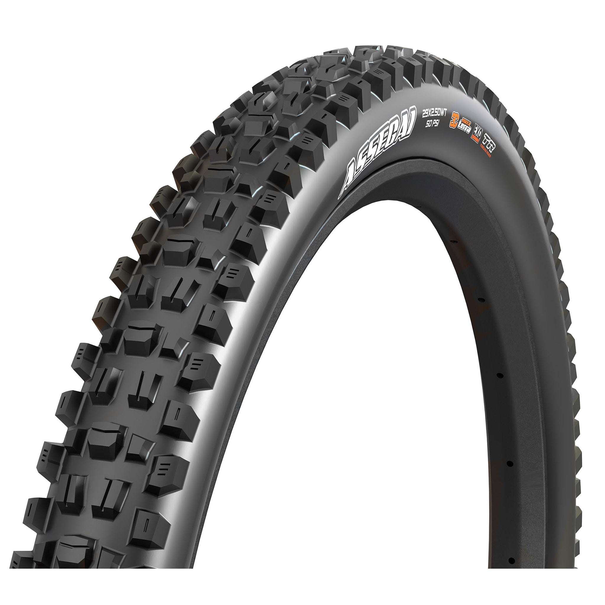 Maxxis Assegai Tire - 29 x 2.5 Tubeless Folding BLK 3C MaxxGrip DD Wide Trail