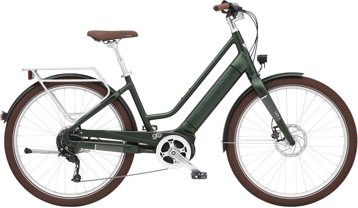 electra motorized bicycle E-bike Townie GO! 7D EQ Step Thru Mango Rigid fork Hi Loft Go! 7D EQ Step-Thru