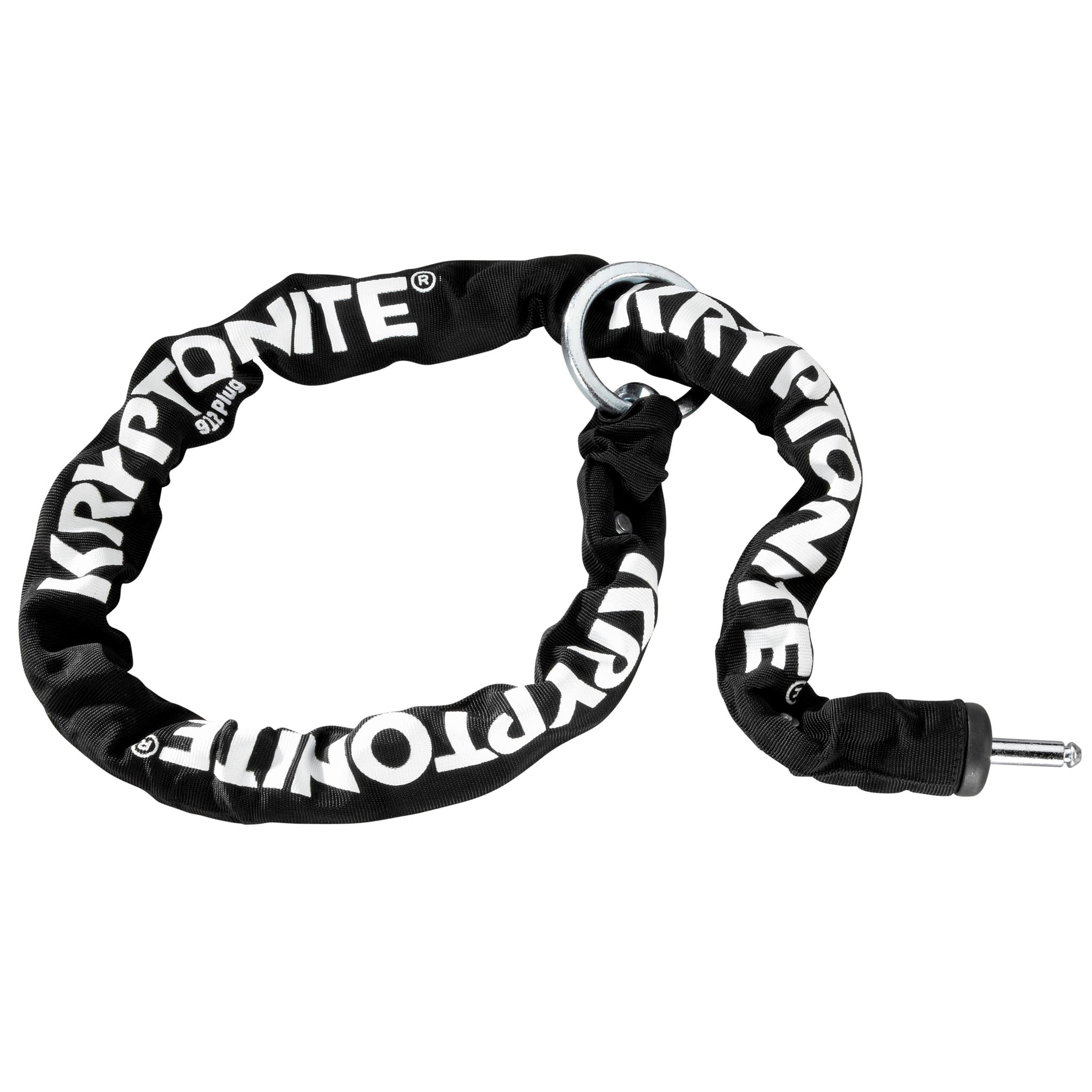 Kryptonite 912 Plug-In Chain Lock - For Ring Lock 9mm 120cm Length Black